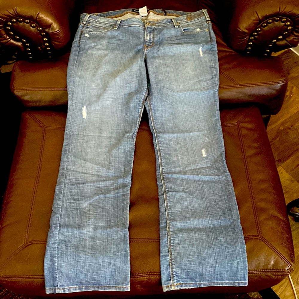 🎉SALE!!🎉Source of Wisdom by Torrid Distressed Flare Women’s Plus Jeans size 20